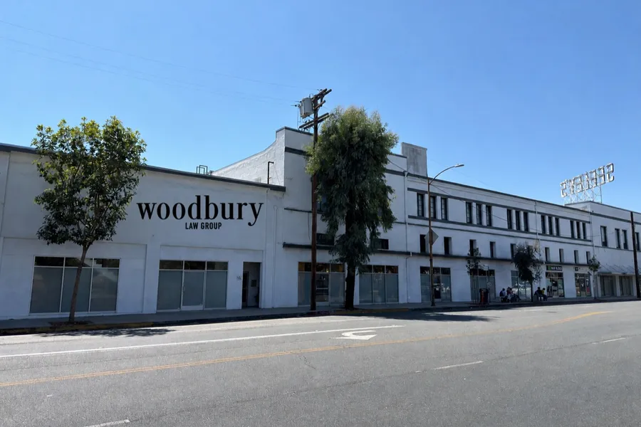 The Woodbury Law Group office building at 1800 S. Brand Blvd