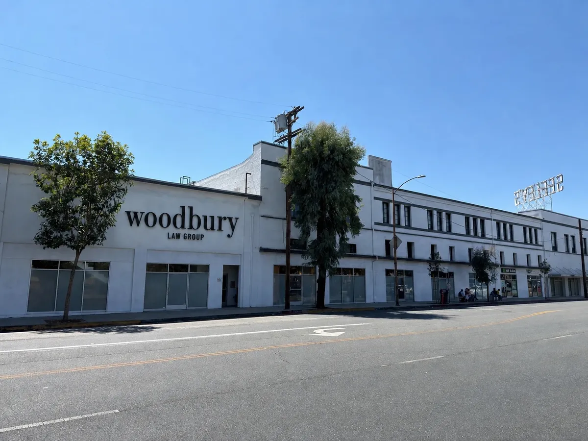The Woodbury Law Group office building on South Brand Boulevard